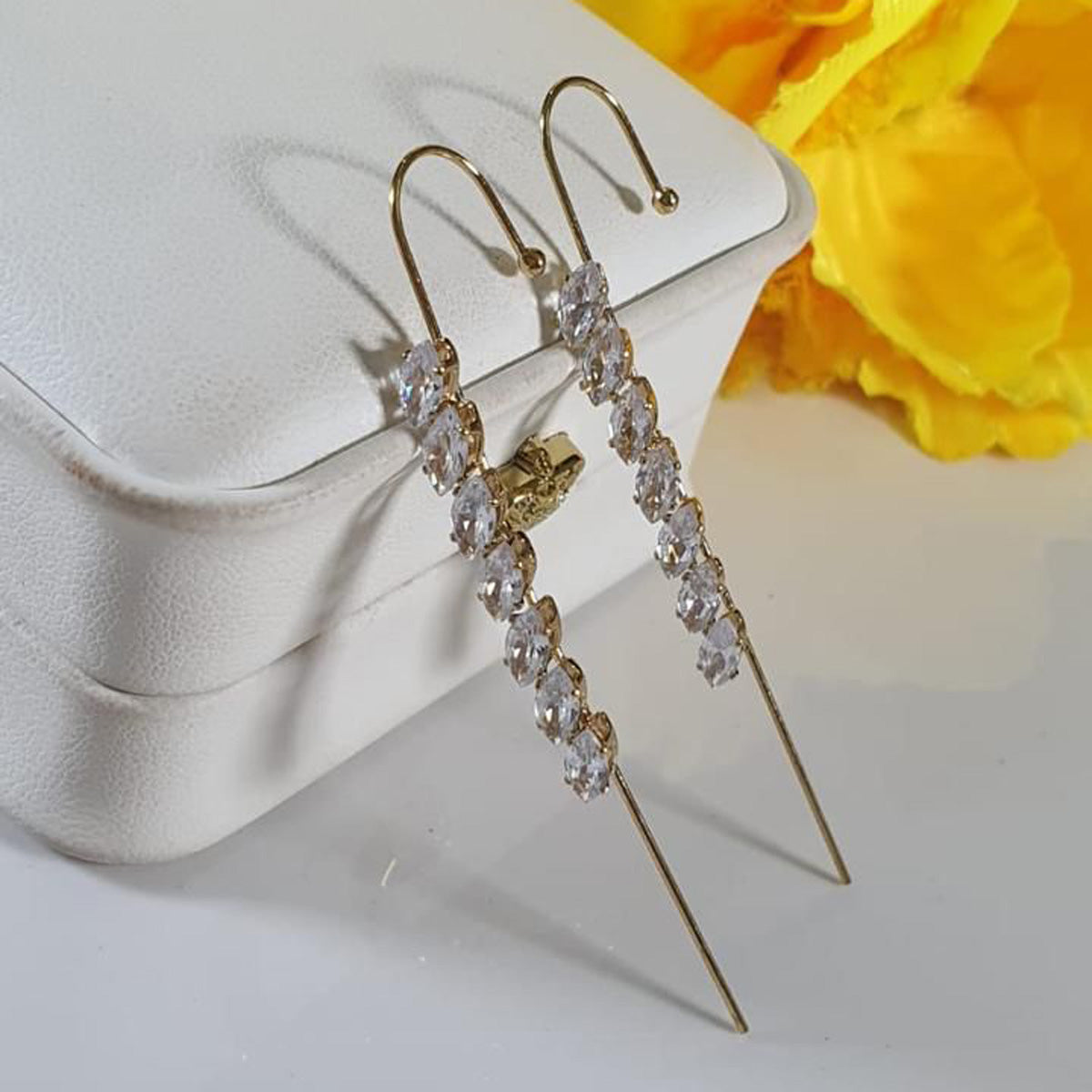 Long Dangle Cuffs Earrings