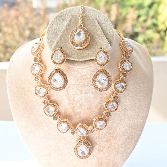 Victorian Rose Party Wear Necklaces