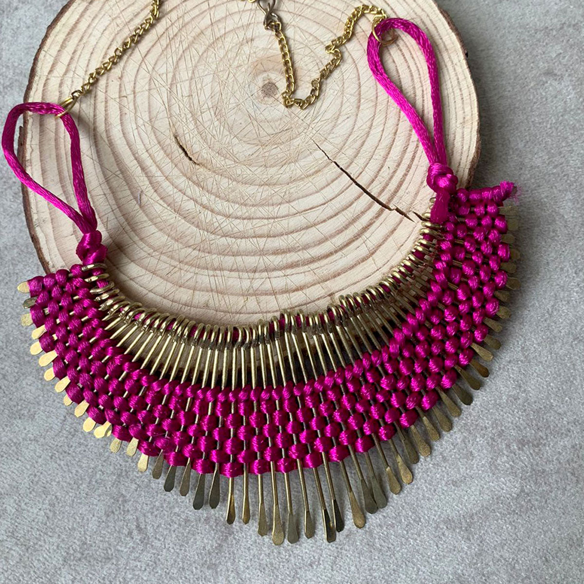 Multi Statement Tassel Necklace