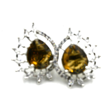 Emerald Zircon Earrings
