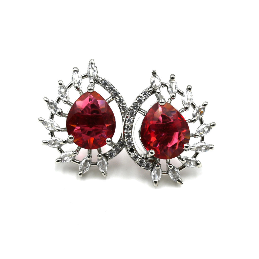 Emerald Zircon Earrings