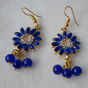Ethnic Style Rhinestone Earrings