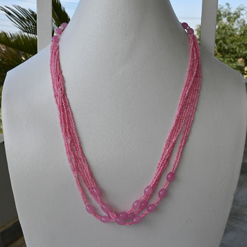 Faceted Rondelle Beads Mala