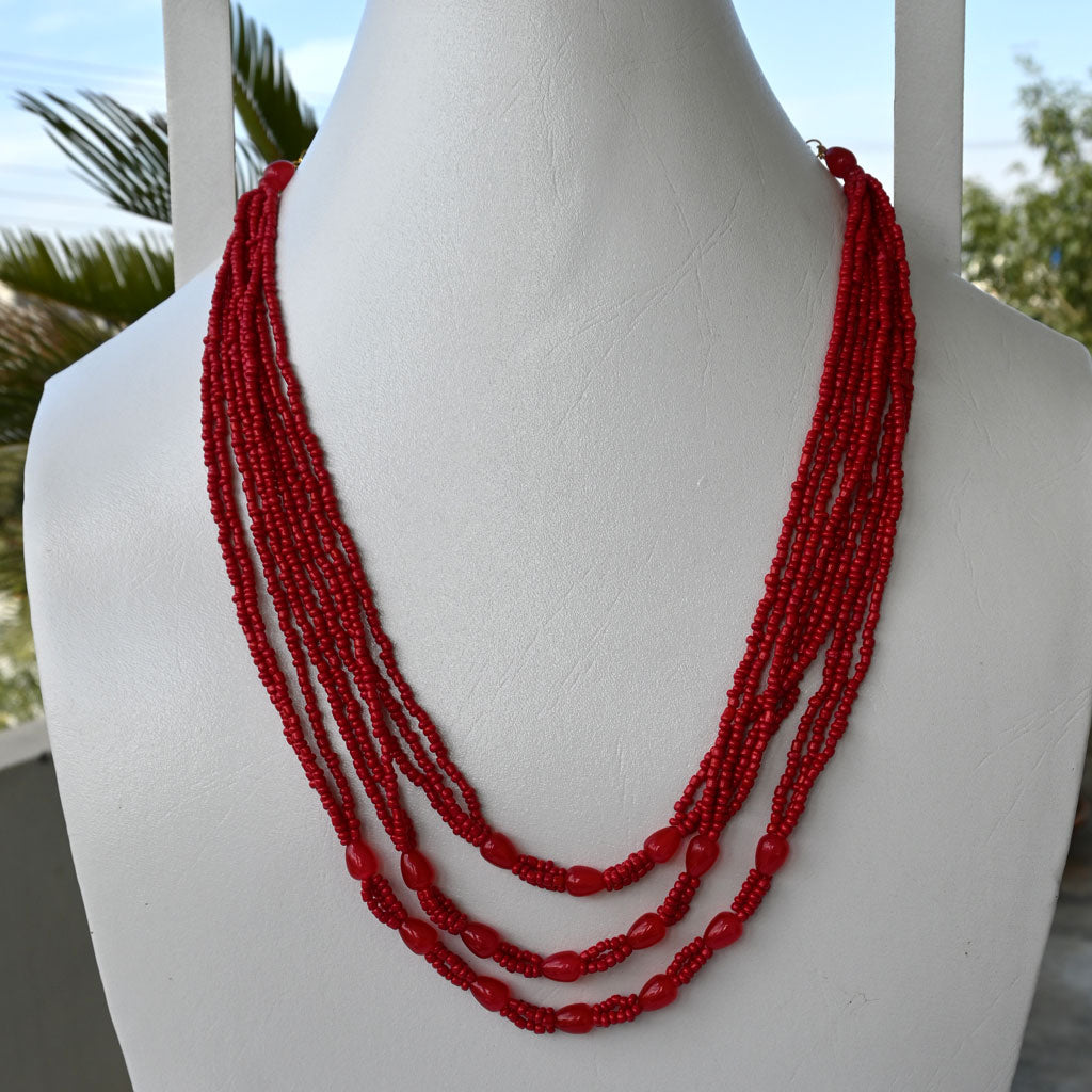 Faceted Rondelle Beads Mala