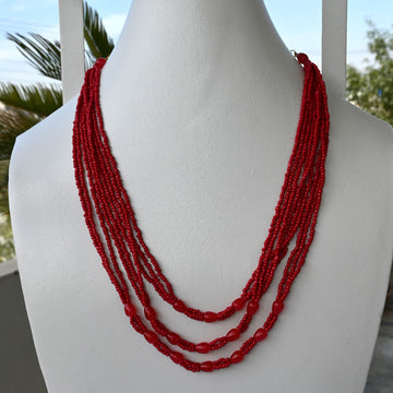 Faceted Rondelle Beads Mala
