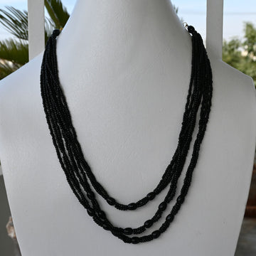 Faceted Rondelle Beads Mala