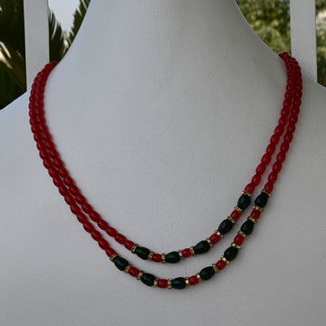 Turquoise& Sterling Pearls Mala