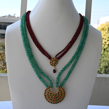 Monalisa Beads Doublet Mala