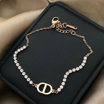 Elegant Pearl Charm Bracelet