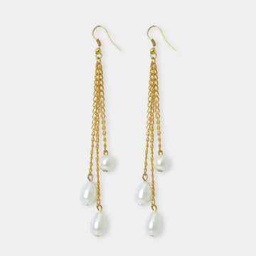 Long Pearl Earrings