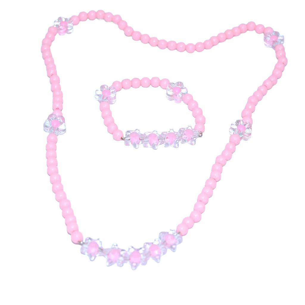 Kids Pearl Mala With Bracelet
