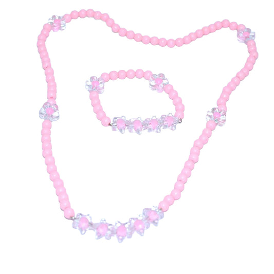 Kids Pearl Mala With Bracelet