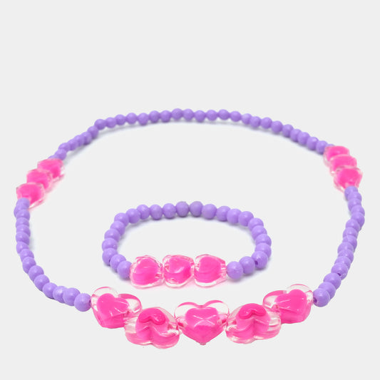 Shiny Pearl Kids Bracelet & Mala