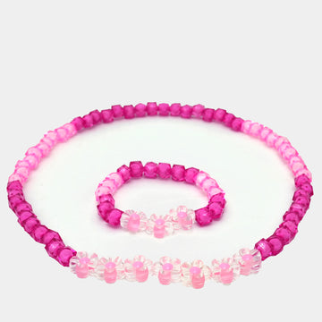 Shiny Pearl Kids Bracelet & Mala