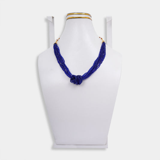 Vintage Tine Blue Beads Mala