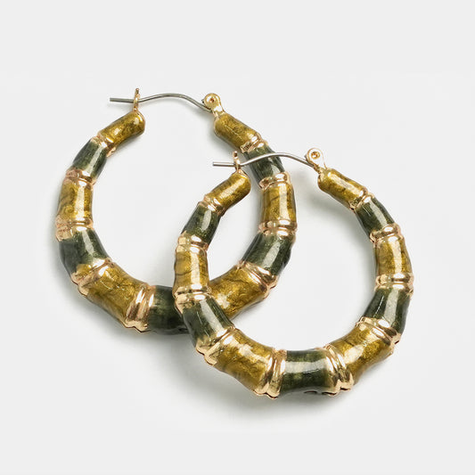 Elegant Large Hoops oxidized Earrings