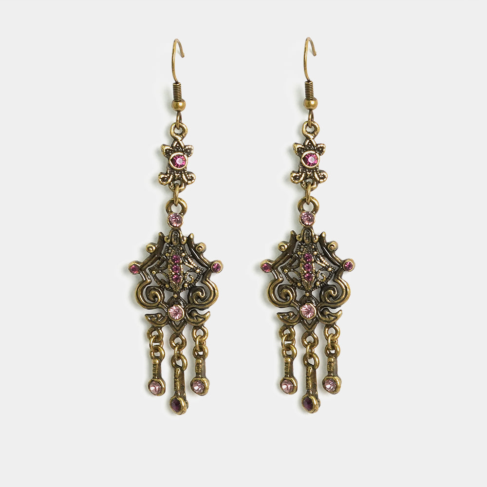 Vintage Long Victorian Earrings
