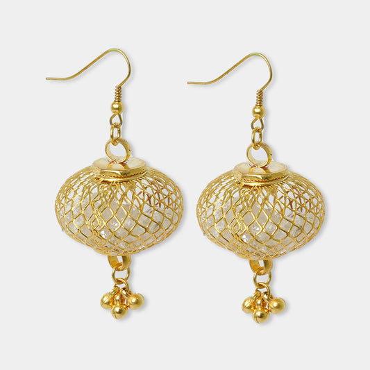 Trendy Metal Drops Jhumka Earrings