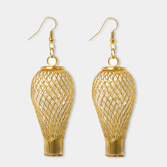 Lemp Brass Dangle Earrings