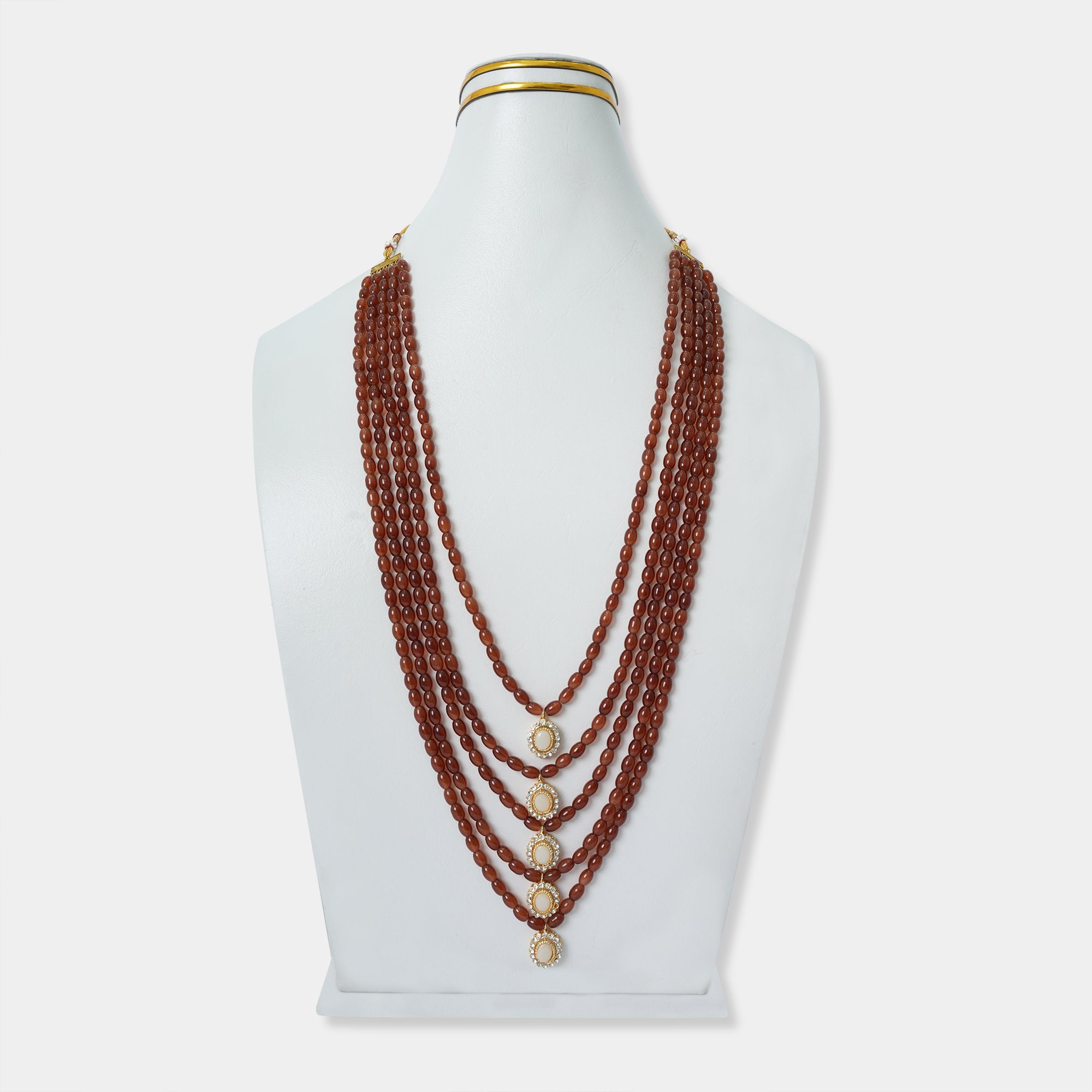 Emerald Sapphire Gemstone Mala