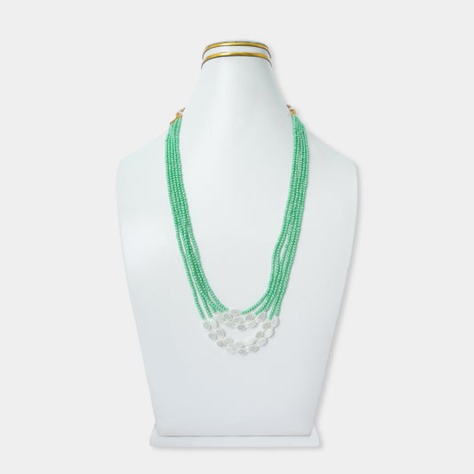 Ethnic Multistrand Pearl Mala