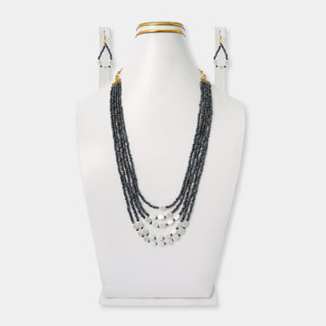 Ethnic Multistrand Pearl Mala