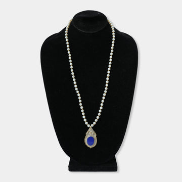 Premium Polki Drop Pearl Mala