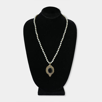 Premium Polki Drop Pearl Mala