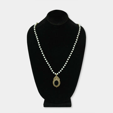 Premium Polki Drop Pearl Mala