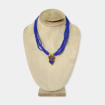 Traditional Blue Beaded Mala