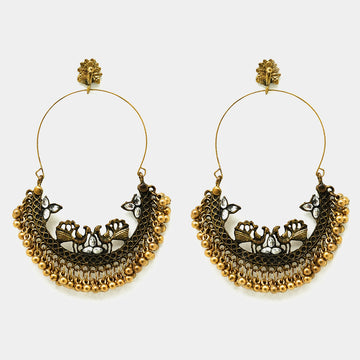 Vintage Drop Oxidized Earrings