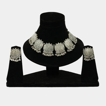 Antique Silver Afghani Choker Necklaces