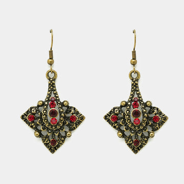 Florence Antique Style Oxidized Earrings