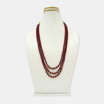 Crystal Pearl Ruby Mala