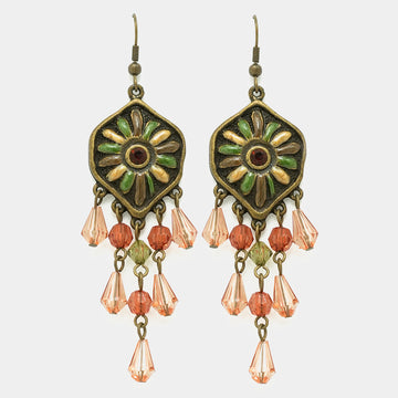 Drop Tussles Oxidized Earrings