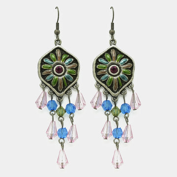 Drop Tussles Oxidized Earrings