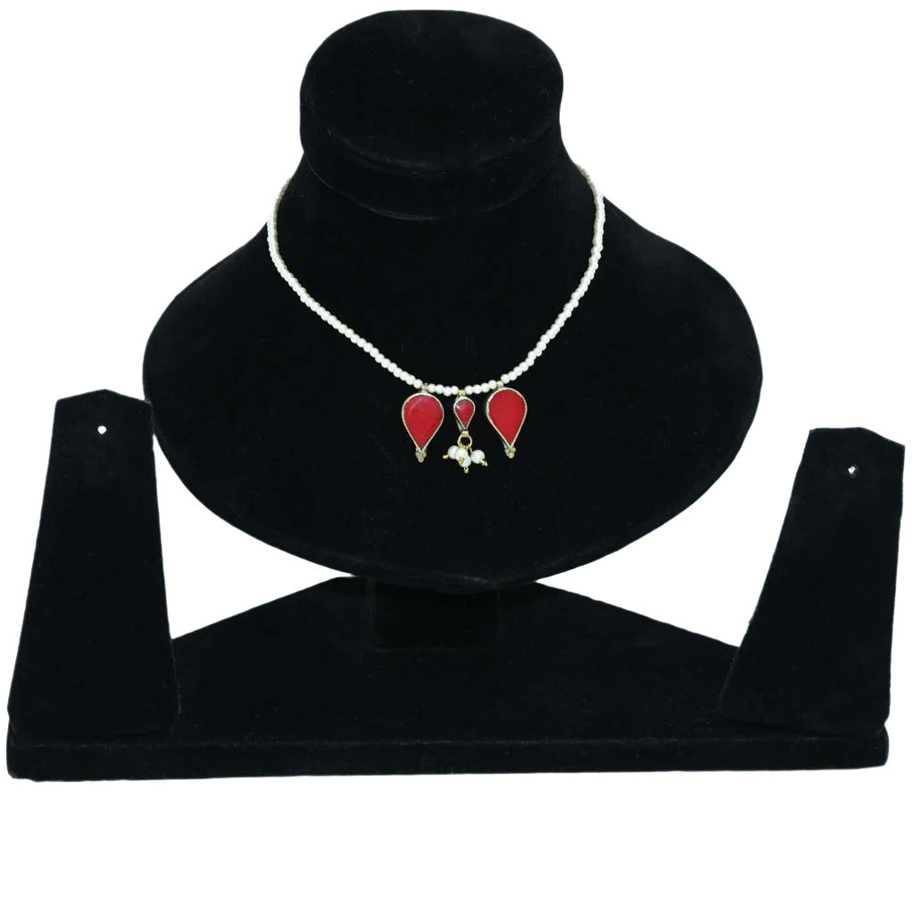 Caged Pearl Pendant Necklace