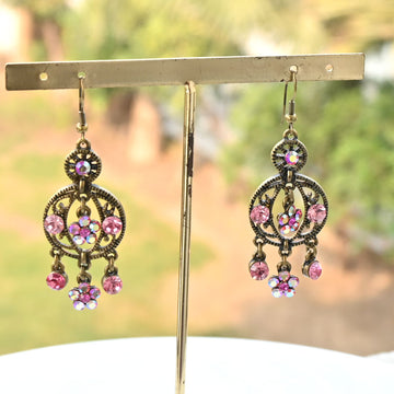 Sapphire crystal Earrings