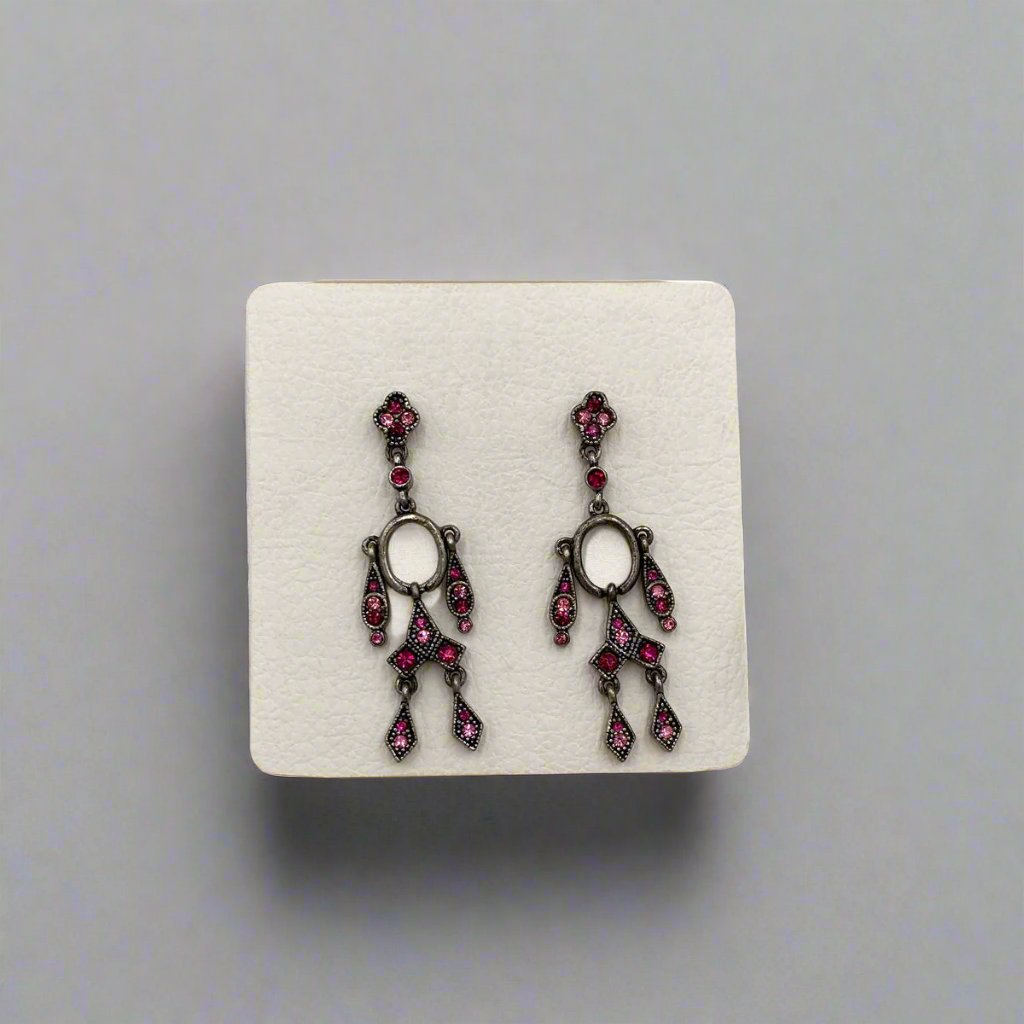 Drizzle Oxidised Earrings