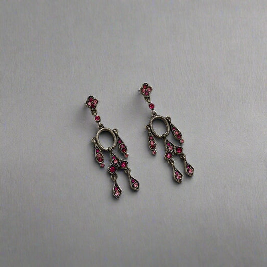 Drizzle Oxidised Earrings