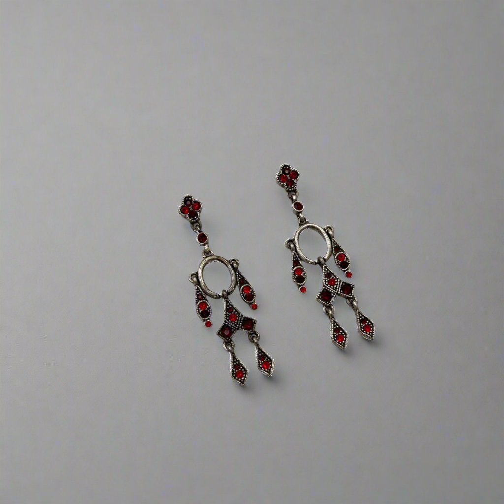 Drizzle Oxidised Earrings