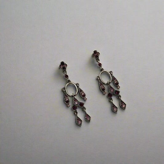 Drizzle Oxidised Earrings