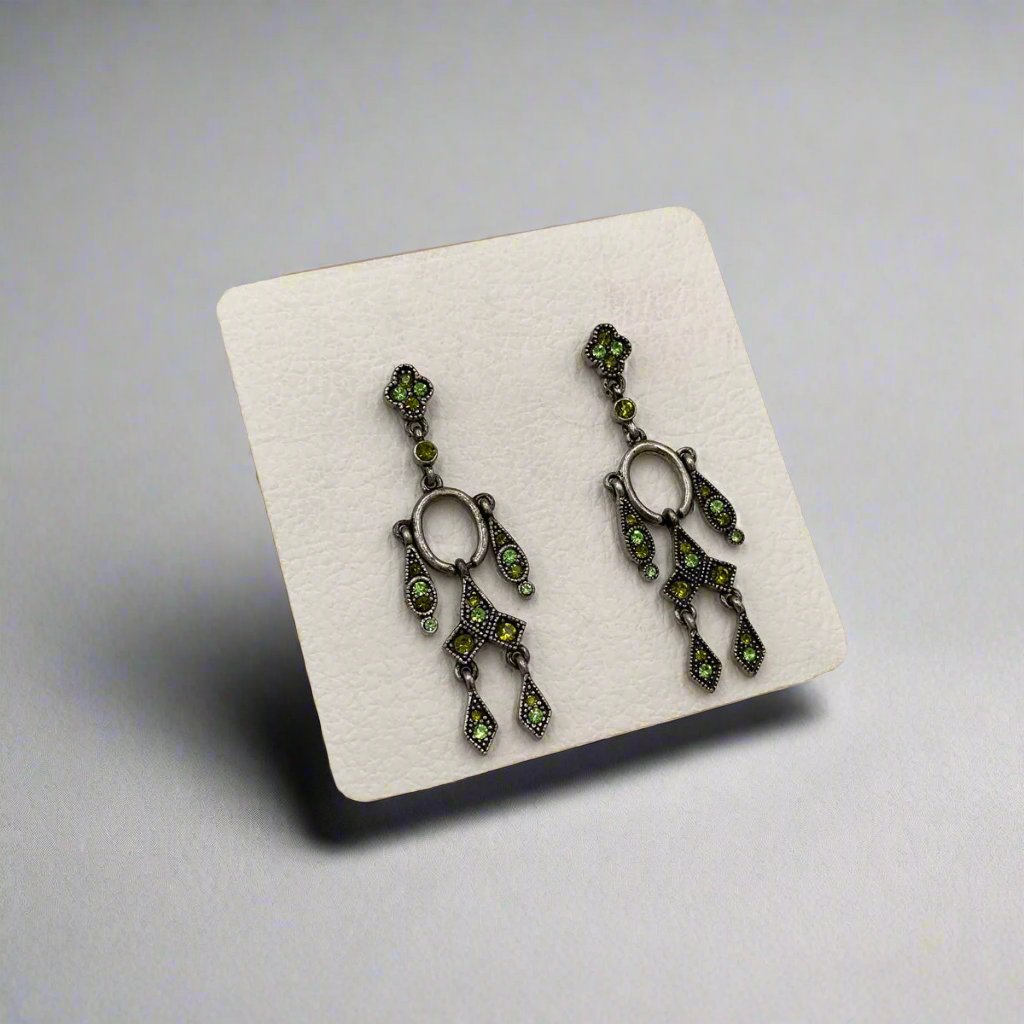 Drizzle Oxidised Earrings