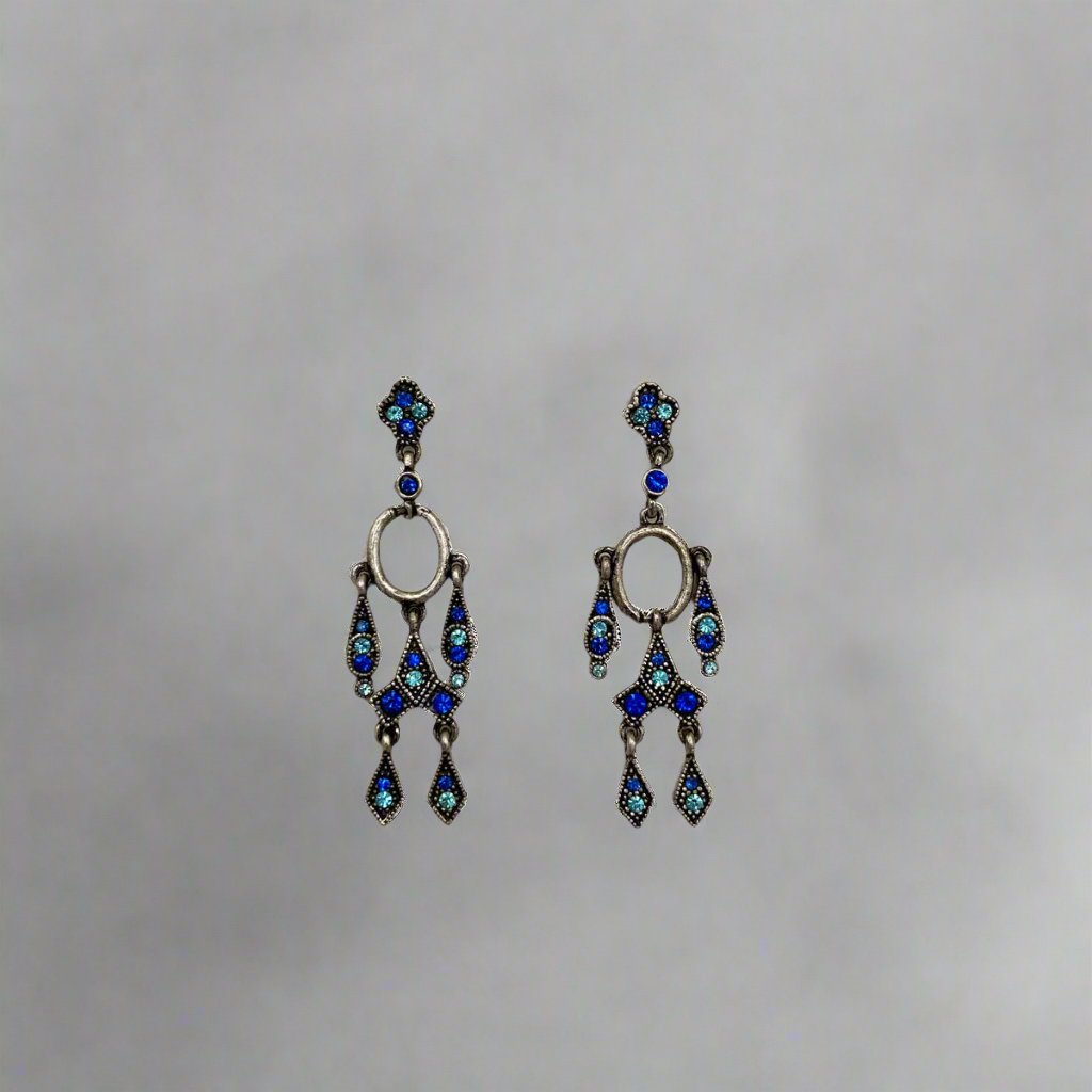 Drizzle Oxidised Earrings