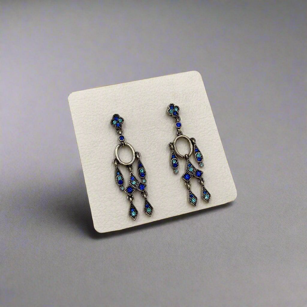 Drizzle Oxidised Earrings