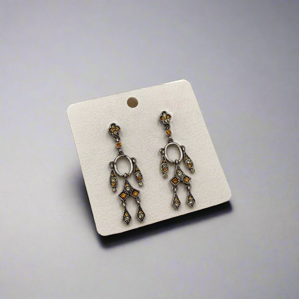 Drizzle Oxidised Earrings