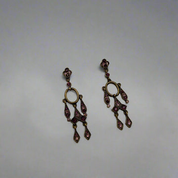 Drizzle Oxidised Earrings
