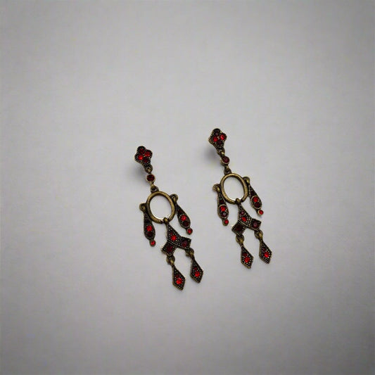 Drizzle Oxidised Earrings