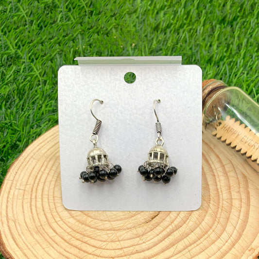 Indian Oxidised Jhumki Earrings