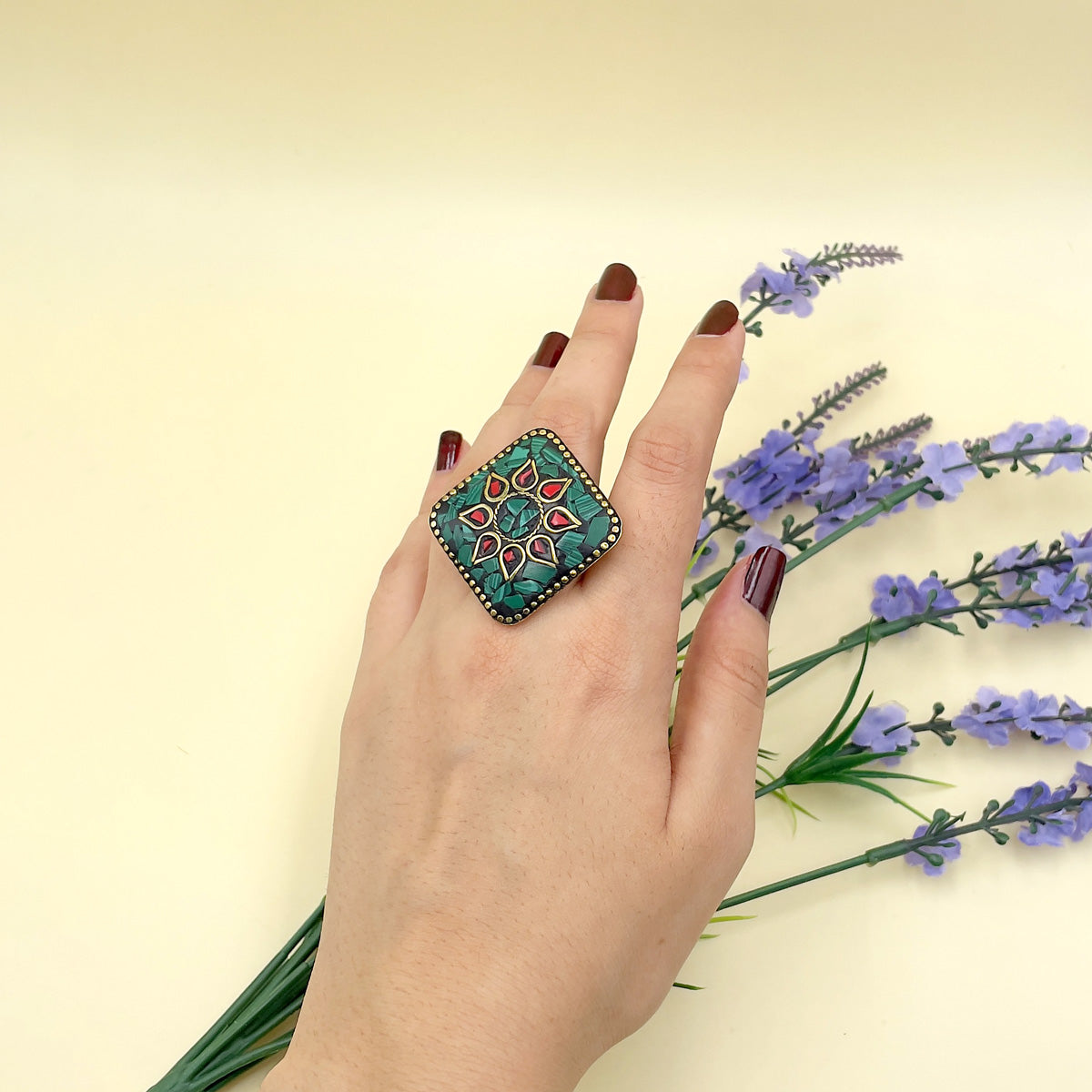 Afghani Adjustable Large Ring